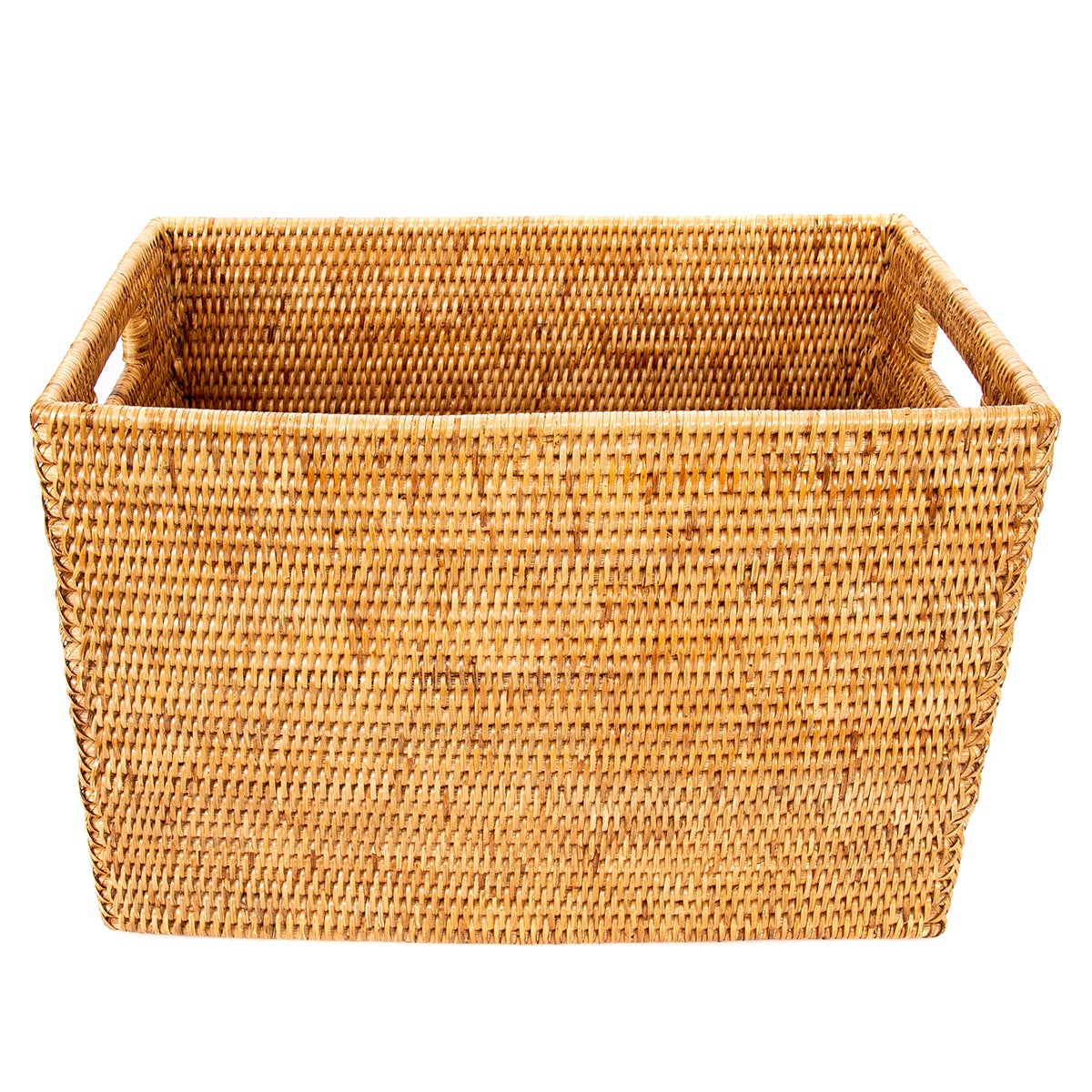 Artifacts Trading Company Rattan Storage Box - Legal Fie Honey Brown